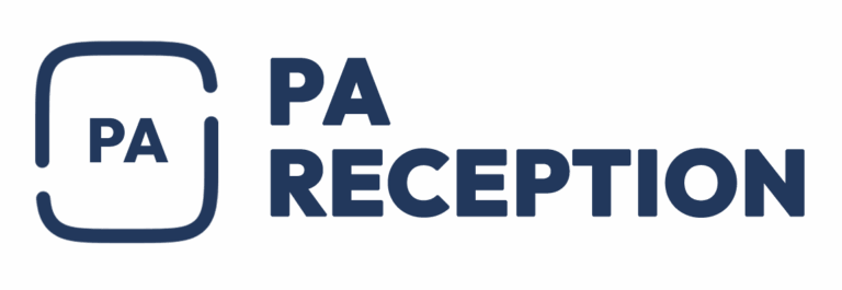 logo pa reception bleu